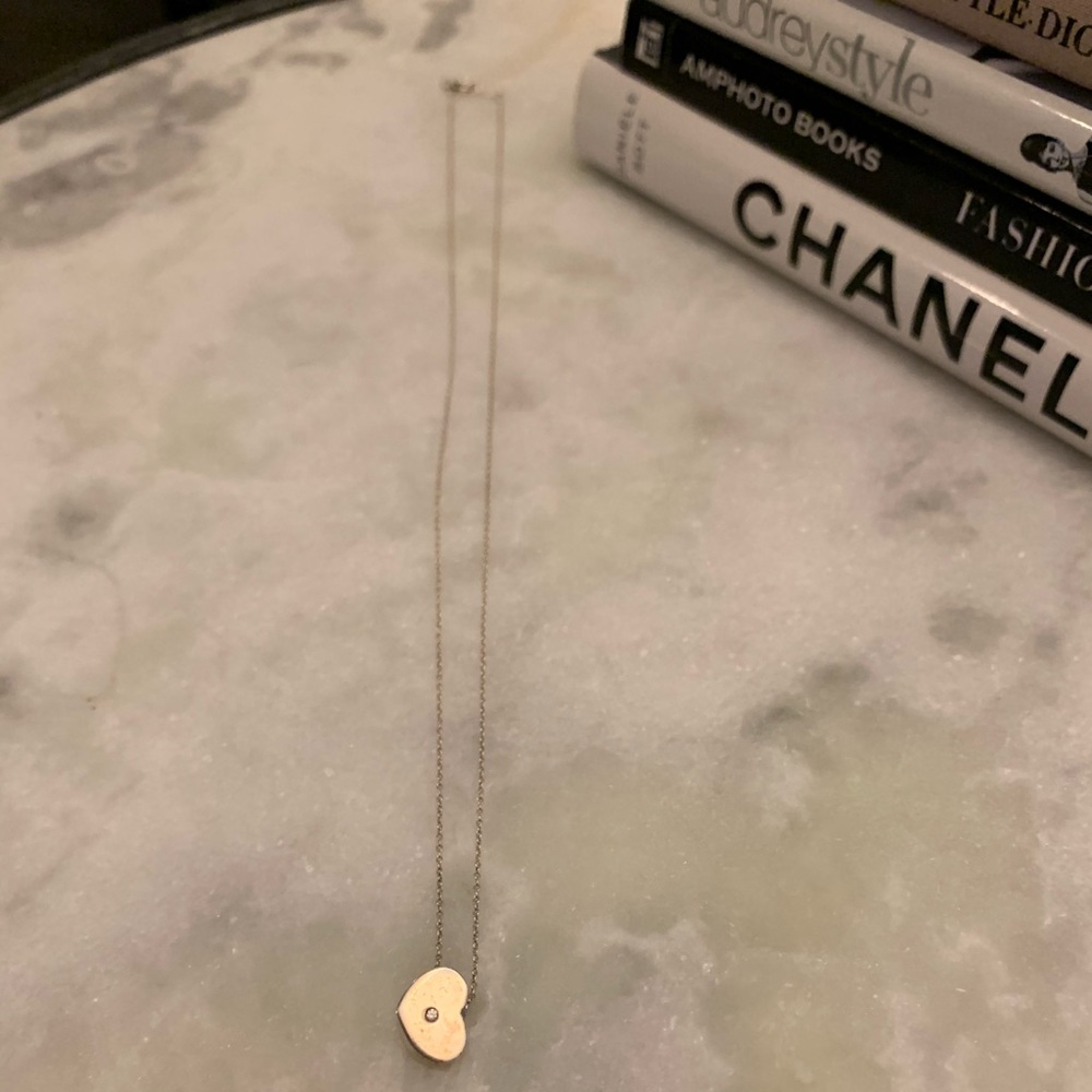 Tiffany & Co Paloma Picasso Diamond Heart Necklace